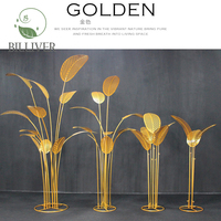 Bananier en fer à 9 feuilles pour décoration de centre commercial de route d'événement de mariage décorations de centres de table de mariage