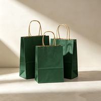 Sac fourre-tout en papier kraft écologique jetable, personnalisable avec logo, pour boutiques de cosmétiques, vente à emporter et magasins de cadeaux