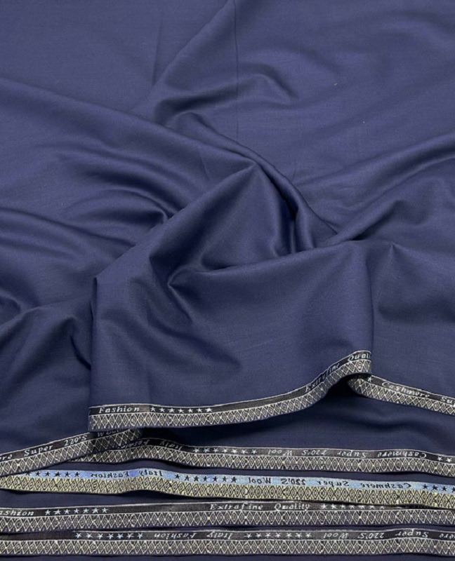 Popular Top Quality African Nigerian Cashmere Wool Man Lace Fabric Pure Color 100% Wool Textile for Garment