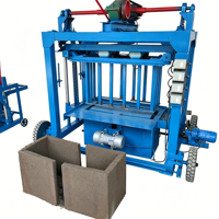 Machinerie de fabrication de briques en cendres volantes avec moteur diesel pour production hors réseau