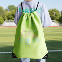 Sac à bandoulière personnalisé grande capacité, sac à dos à cordon, sac de sport extérieur en néoprène avec logo imprimé
