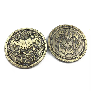 Fabbrica Custom metallo antica sfida moneta 3D <span class=keywords><strong>antico</strong></span> Die bianco incisione in lega di zinco raccogliere Rare Souvenir moneta - Product Image 1