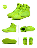 Chaussures de boxe Sports Combat Training Chaussures de combat Hommes et femmes Adultes Gym Haltérophilie Chaussures de lutte