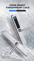 Cerradura Inteligente para Puerta con Huella Dactilar MYQ Tuya WiFi, IP65 Impermeable, Acero Inoxidable 304, Teclado Digital, Tarjeta NFC, Cerradura Biométrica