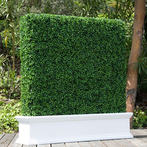 Campione gratuito recinzione decorazione della parete di erba artificiale <span class=keywords><strong>piante</strong></span> da <span class=keywords><strong>siepe</strong></span> di bosso per <span class=keywords><strong>balcone</strong></span> - Product Image 1