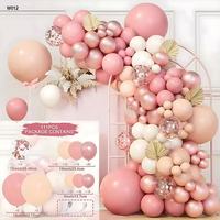 Kits d'arche de ballons de fête en confettis en gros d'usine avec ballons en latex et en feuille de 5 à 12 pouces pour décorations d'anniversaire