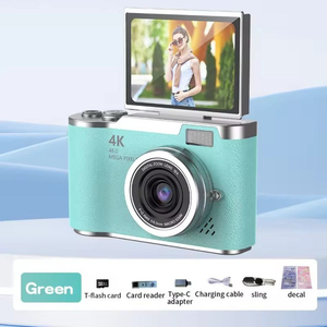 2.4-Inch Flip Screen X2 Kids Instant Photo <b>Camera</b> 7.1x-16x Optical Zoom 180 Wide Angle High Definition Pixels Built-In Games - Product Image 3