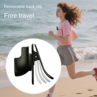 Caméra d'action sportive portable étanche 1080p HD avec stabilisation électronique, fixation magnétique pour le cou, idéale pour le vlogging et l'enregistrement de la conduite