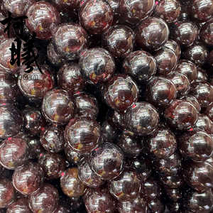 Perle di <span class=keywords><strong>Granato</strong></span> Rosso Naturale di Grado AB all'Ingrosso, 4-12mm, Lisce e Rotonde, per Creazione di Braccialetti - Product Image 5