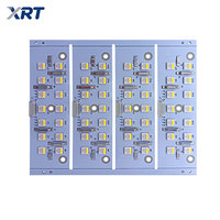 Circuit imprimé électronique haute fréquence, conception personnalisée, fabrication directe en usine, PCB rond en aluminium, PCBA