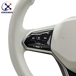 Volante de cuero blanco personalizado a <span class=keywords><strong>precio</strong></span> de fábrica para Volkswagen MK7 MK6 Golf7 <span class=keywords><strong>Polo</strong></span> CC Jetta Tiguan <span class=keywords><strong>GTI</strong></span> R - Product Image 2