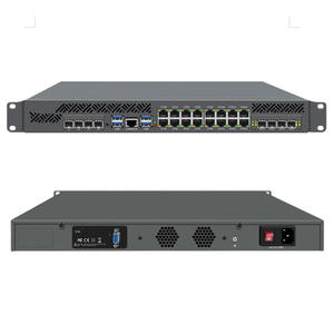 เซิร์ฟเวอร์เราเตอร์แบบซอฟต์แวร์ Multi-WAN รองรับ CPU คู่ ขนาด 1U สำหรับติดตั้งในแร็ค คอมพิวเตอร์อุตสาหกรรม 44 คอร์ เกตเวย์ Linux/Ubuntu/CentOS 100G10G พร้อมพอร์ตออปติคอล สำหรับเวิร์กสเตชัน - Product Image 3