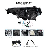 HETOP pour phares 4Runner 2014-2020, phares LED améliorés, feux de jour DRL, lentille de signalisation, plug and play, lampes avant modifiées pour Toyota