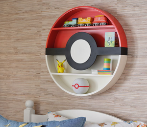 Étagère murale en bois massif inspirée de Pokémon - JUNJI - Étagère de présentation pour objets de collection et décoration de chambre d'enfant - Product Image 6