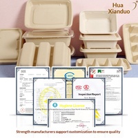 Kotak Kemasan Taco Burrito Tortilla Jagung Renyah Biodegradable Sekali Pakai Model H 50 Buah/Pak