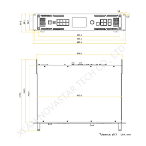 Novastar Vx16s 4K LED Video Bộ Vi Xử Lý Đầy Đủ Màu Sắc Hiển Thị Hệ Thống Điều Khiển Cho Quảng Cáo Ngoài Trời Trong Nhà Phương Tiện Truyền thông Cho Thuê Sử Dụng - Product Image 3