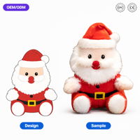 Peluche Anime Super Douce Personnalisée pour Noël, Remplissage Coton PP, Idéale comme Cadeau de Fêtes et Compagnon pour Animaux
