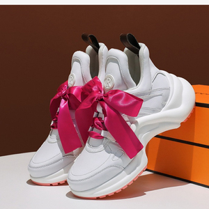 Dropshipping 2025 Spring New Thick Sole Platform Casual Running Shoe Muti Color Chunky Women <b>Sneakers</b> - Product Image 4