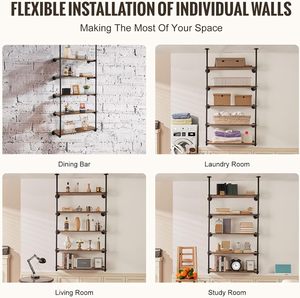 Ripiano per tubi in ghisa resistente industriale <span class=keywords><strong>da</strong></span> 11,8 pollici a 5 pollici supporto per supporto a <span class=keywords><strong>parete</strong></span> supporto per supporto per soggiorno - Product Image 3