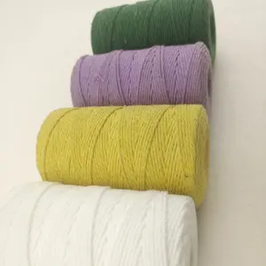 2 Mm Color Cotton Line Bundle Cotton Rope Woven Rope