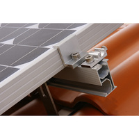 Système de fixation de tuiles photovoltaïques en aluminium haute résistance, étanche et anticorrosion pour toiture solaire