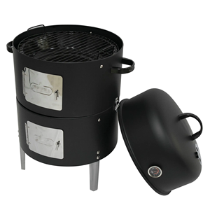 Ahumador Portátil 3 en 1 para Exteriores NB FAVOUR, Horno <span class=keywords><strong>Parrilla</strong></span> Plegable de Metal para Barbacoa de Carbón y Casa de Ahumado Interior para Carnes y Pescados - Product Image 6