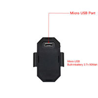 Lumières stroboscopiques de Drone de nuit de moto UAV USB Rechargeable modèle d'avion voyant d'avertissement