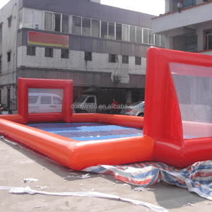 Gran oferta, campo de fútbol jabonoso inflable listo para enviar, juego de deporte al aire libre inflable, campo de baloncesto de fútbol inflable - Product Image 2