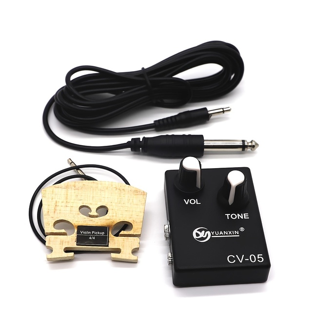 High-Quality Violin Bridge Pickup With Built-In Piezo Volume Tone Controls Acoustic Electric Violin Build SET