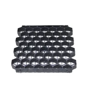 Hdpe Plastic Grass Grid Pavers Customized Color For Car Parking Driveways Road Material