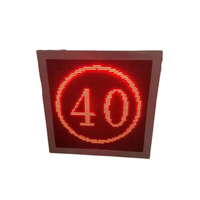 Pantalla de límite de velocidad LED 40/50/80 Señal de mensaje variable fija para límites de tráfico vial