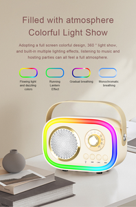 K5 Niños Karaoke Altavoz con 2 Micrófono Inalámbrico Bluetooth Sing Song Play Música para <span class=keywords><strong>Cumpleaños</strong></span> Regalo Fiesta Familiar Portátil - Product Image 5