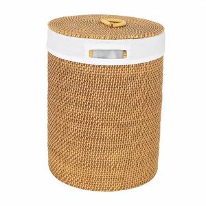 Kleiner Korb Wäschekorb XL-Brotkorb Grün Weiß Braun Kordelkorb Weidenkorb Wäschewagen Wäschekörbe Starker - Product Image 5