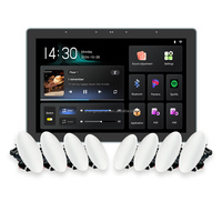 Sistema de cine en casa con pantalla IPS de 8 pulgadas y 8 canales con mini sistema WiFi de plástico de resolución 1280*800