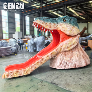 Trong nhà và ngoài trời sân chơi chất lượng cao sợi thủy tinh T-REX tượng sợi thủy tinh khủng long trượt - Product Image 1