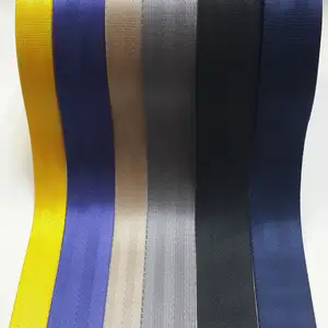 New Arrival Eco-Friendly Plain Elastic Ribbon Sustainable Flat Nylon/Polyester Webbing Strap in different Sizes and Color