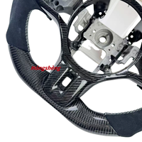 Volante de fibra de carbono personalizado con cuero Alcantara diseñado para Mitsubishi EVO 10th Generation Lancer Evolution