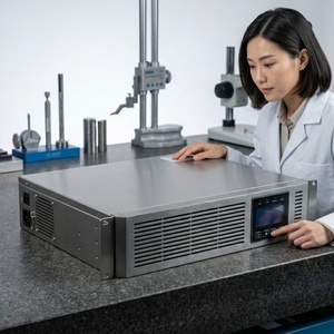 Rackmount <b>UPS</b> Enclosure Metal Housing Dual Frequency <b>Power</b> <b>Supply</b> Cabinet for Security Monitoring - Product Image 2
