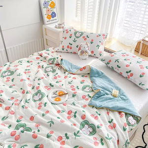 <span class=keywords><strong>Couette</strong></span> d'été en fibre de soja <span class=keywords><strong>Couette</strong></span> douce pour climatisation Quilt_Duvet_Blanket Bed Duvets 150x200 200x230 Lavable en machine - Product Image 4