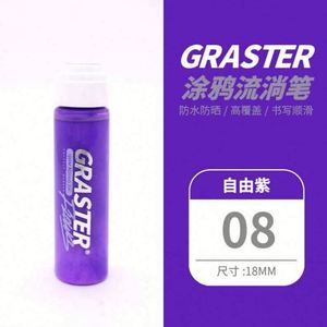 Ensemble de 72 marqueurs de peinture acrylique pour graffiti, 30 ml, couleurs pigmentées résistantes à la lumière, sans solvant, non toxiques, pour la peinture artistique et le graffiti - Product Image 6