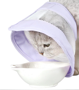 NiBao Elizabethan ayarlanabilir yumuşak kedi koni yalama durdurmak ve yara tırmalamak kedi köpek tasması - Product Image 6