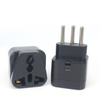 Adaptateur universel Allemagne vers Suisse Suisse Adaptateur de conversion rond 3 broches Type J