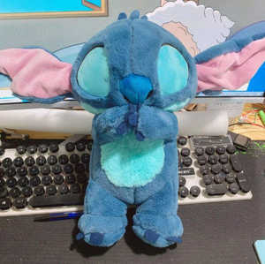 Peluche Stitch Respirante, Jouet en Peluche Musical Électrique <span class=keywords><strong>pour</strong></span> Bébé, Poupée de Sommeil Confortable et Mignonne, Cadeau <span class=keywords><strong>pour</strong></span> Bébé - Product Image 5
