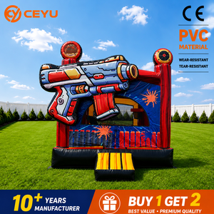 Ceyu Tobogán Acuático Hinchable Comercial con Lanzador de Espuma y Dardos, Divertido para Niños y Adultos, Alquiler para Fiestas Interiores, Venta al por Mayor - Product Image 1