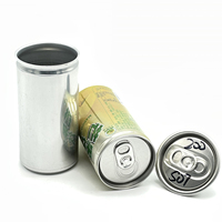 Canette en aluminium vide imprimée à ouverture facile pour boissons énergisantes, bières et sodas, sans BPA, 250ml, 355ml, 473ml, 12oz, à prix abordable