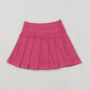 Rts Baby Girls 9 Effen Kleuren Geplooide Ruches Yoga In Shorts Skorts Bottoms Kleding Peuter Kids Rokken Boetiekrok - Product Image 2