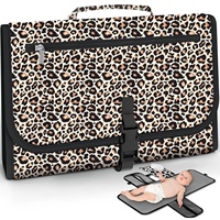 Grande Capacité Sac Fourre-Tout à Motif Boho Portable Pliable Bébé Changeur de Couches Étanche pour Voyage