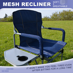 <span class=keywords><strong>Chaise</strong></span> pliante portable ultra-légère <span class=keywords><strong>en</strong></span> acier et nylon pour camping, pêche, <span class=keywords><strong>chaise</strong></span> de directeur, <span class=keywords><strong>chaise</strong></span> longue de repos, petit tabouret de plage inclinable - Product Image 4