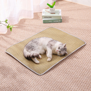 Pet <b>Cooling</b> Mat Rectangle Rattan Weaving Summer Dog Cat Sleeping <b>Pad</b> - Product Image 3