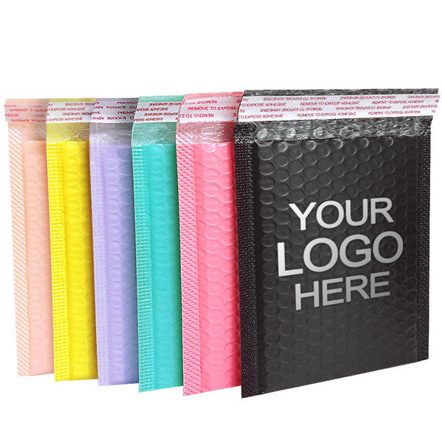 Factory In-stock Wholesale Bubble Poly Mailer Self-sealing Envelope Shipping Packaging
